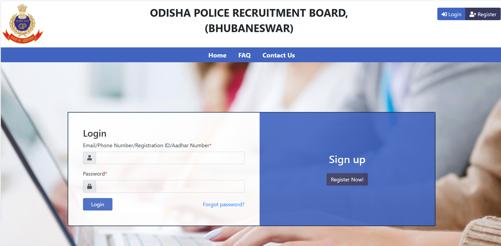 Odisha Police SI admit card