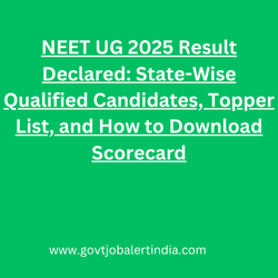 NEET UG 2025 result