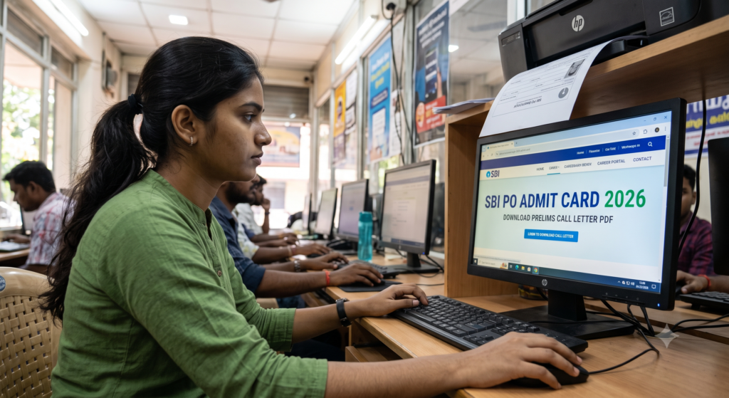 SBI PO Admit Card 2026 Out @sbi.bank.in — Download Prelims Call Letter PDF