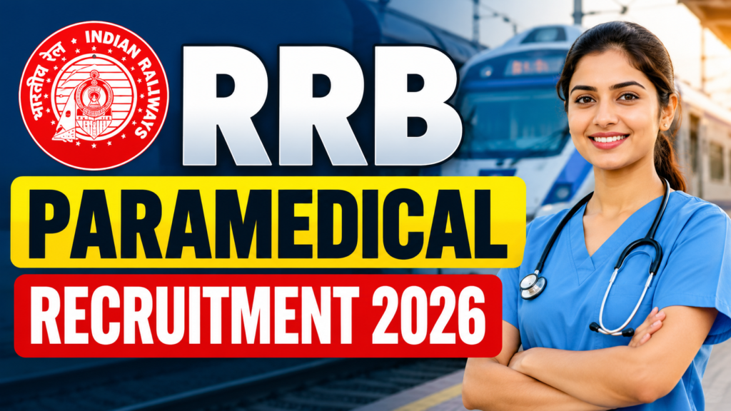 RRB Paramedical Staff Recruitment 2026