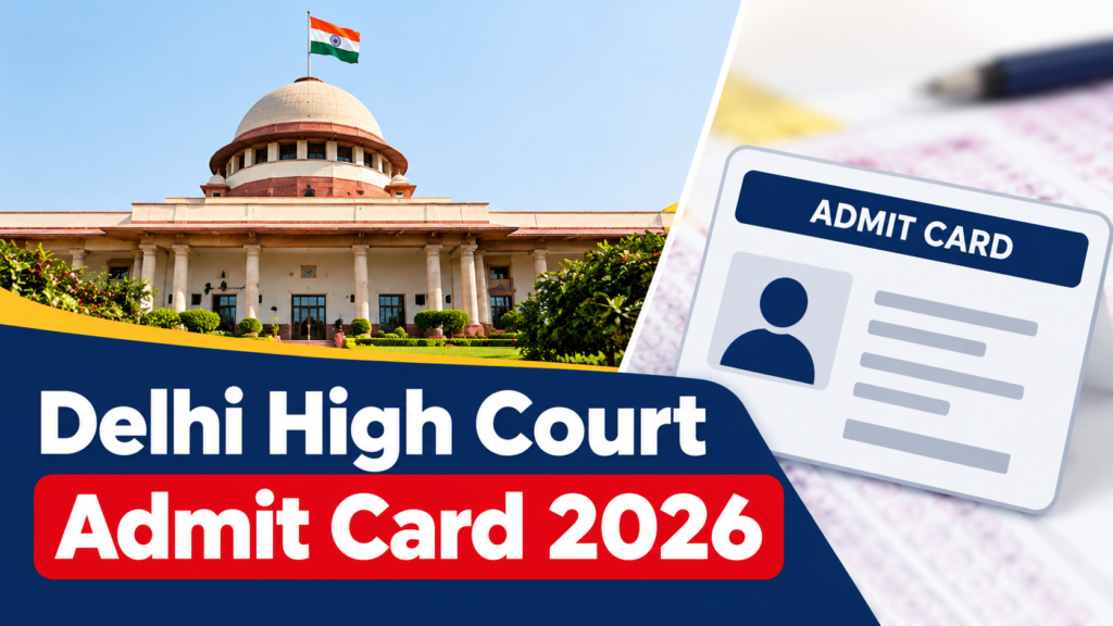 Delhi High Court JJA Admit Card 2026