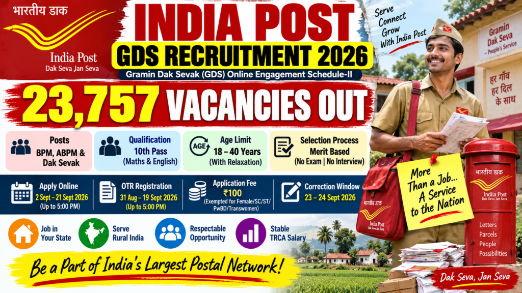 India Post GDS Recruitment 2026